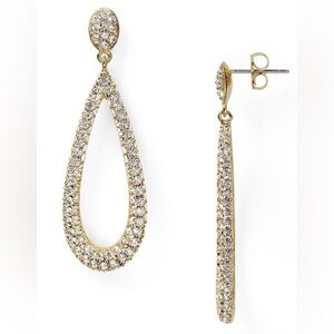 NADRI | Open Long Teardrop Earrings